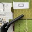 Gucci Zip Around Wallet in Black Leather with Bee