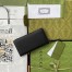 Gucci Zip Around Wallet in Black Leather with Bee
