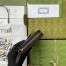 Gucci Zip Around Wallet in Black Leather with Bee
