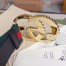 Gucci Web Elastic Belt with Torchon Double G Buckle