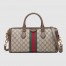 Gucci Ophidia Medium Top Handle Bag in GG Supreme Canvas