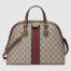 Gucci Ophidia GG Medium Top Handle Bag in Supreme Canvas
