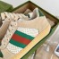 Gucci Men's Screener Sneakers in Distressed Leather