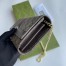 Gucci Ophidia Chain Wallet in Beige GG Supreme Canvas