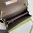 Gucci Ophidia Chain Wallet in Beige GG Supreme Canvas