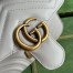 Gucci GG Marmont Mini Top Handle Bag in Light Grey Chevron Calfskin
