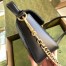 Gucci GG Marmont Mini Top Handle Bag in Black Chevron Calfskin
