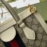 Gucci Ophidia Small Tote Bag in GG Canvas with White Leather