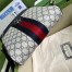 Gucci Ophidia Small Messenger Bag in Blue GG Supreme Canvas
