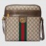 Gucci Ophidia Medium Messenger Bag in Beige GG Supreme Canvas