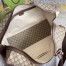 Gucci Savoy Medium Duffle Bag in Beige GG Supreme Canvas