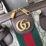 Gucci Savoy Large Duffle Bag in Beige GG Supreme Canvas
