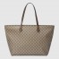 Gucci Medium Tote Bag in Beige GG Supreme Canvas