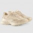 Gucci Women's Rhyton Sneakers in Distressed Leather 