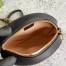Gucci Ophidia GG Mini Round Shoulder Bag in Black Leather