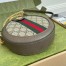 Gucci Ophidia GG Mini Round Shoulder Bag in GG Supreme Canvas