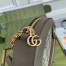 Gucci Ophidia GG Mini Round Shoulder Bag in GG Supreme Canvas