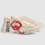 Gucci Men's Rhyton Sneakers with Mouth Print