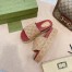 Gucci Platform Slide Sandals in Beige Original GG Canvas
