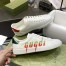 Gucci Men's Ace Sneakers in White Leather with Gucci Blade