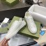 Gucci Men's Ace Sneakers in White Leather with Gucci Blade