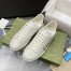 Gucci Men's Ace Sneakers in White Leather with Gucci Blade