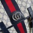 Gucci Ophidia GG Medium Backpack in Blue Supreme Canvas
