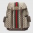 Gucci Ophidia GG Medium Backpack in Beige Supreme Canvas