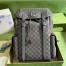 Gucci Ophidia GG Medium Backpack in Grey Supreme Canvas
