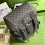 Gucci Ophidia GG Medium Backpack in Grey Supreme Canvas