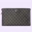 Gucci Ophidia GG Toiletry Case in Grey GG Supreme Canvas