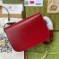 Gucci Horsebit 1955 Shoulder Bag in Red Calfskin