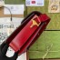 Gucci Horsebit 1955 Shoulder Bag in Red Calfskin