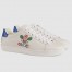 Gucci Women's Ace Sneakers in White Leather with Gucci Tennis