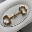 Gucci Horsebit 1955 Chain Wallet in White Calfskin