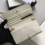 Gucci Horsebit 1955 Chain Wallet in White Calfskin
