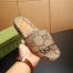 Gucci Men's Slides Sandals in Maxi GG Canvas