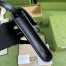Gucci Mini Messenger Bag In Black GG Embossed Leather
