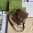 Gucci Horsebit 1955 Mini Bag in Brown Calfskin
