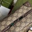 Gucci Trunks Messenger Bag In Beige GG Supreme Canvas
