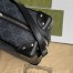 Gucci Trunks Messenger Bag In Black GG Supreme Canvas