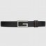 Gucci Reversible Belt 35MM in Black/Brown Leather with Square G buckle