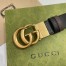 Gucci GG Marmont Reversible Belt 38MM in Black/Brown Leather