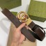 Gucci GG Marmont Reversible Belt 38MM in Black/Brown Leather