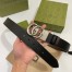 Gucci GG Marmont Reversible Belt 38MM in Noir/Brown Leather