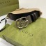 Gucci GG Marmont Reversible Belt 38MM in Noir/Brown Leather