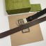 Gucci GG Marmont Reversible Belt 38MM in Noir/Brown Leather