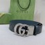 Gucci GG Marmont Reversible Belt 38MM in Grey GG Canvas