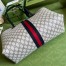 Gucci Ophidia GG Medium Tote Bag in Blue Supreme Canvas