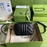 Gucci GG Marmont Mini Camera Bag in Black Matelasse Leather